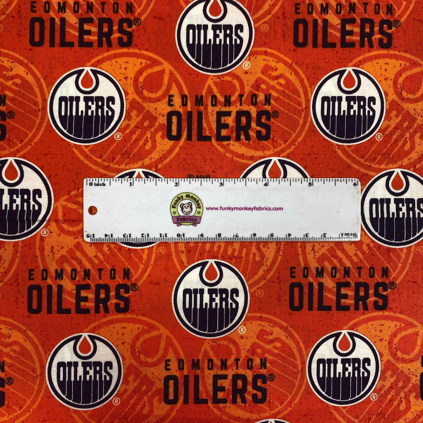 NHL Tone on Tone Edmonton Oilers - Sykel Enterprises Cotton