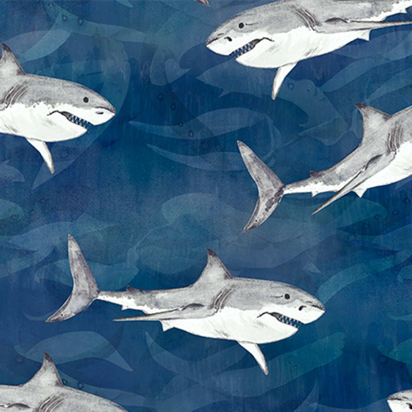 Navy Deep Dive Digital - Shannon Fabrics Cuddle Minky (dcdeepdivenavy)