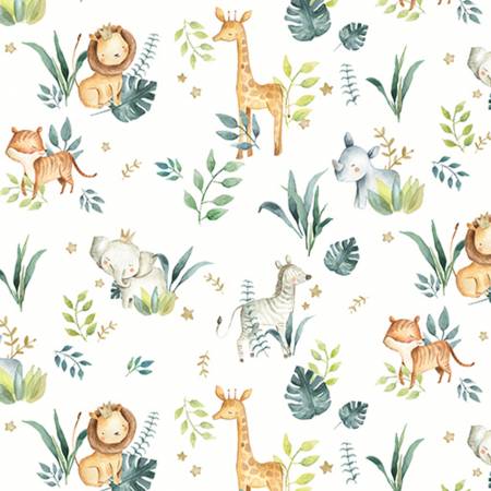 Safari Babies - Shannon Fabrics Cuddle Minky (DCSAFARIBABIESMULTI)