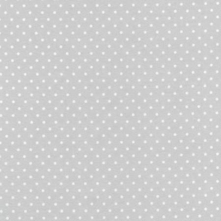 Silver Tiny Dots - Robert Kaufman Flannel ( FIN9255-186)