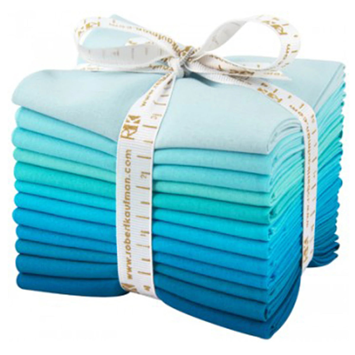 Fat Quarters - 12 piece Pool Party Kona Solids - Robert Kaufman Cotton
