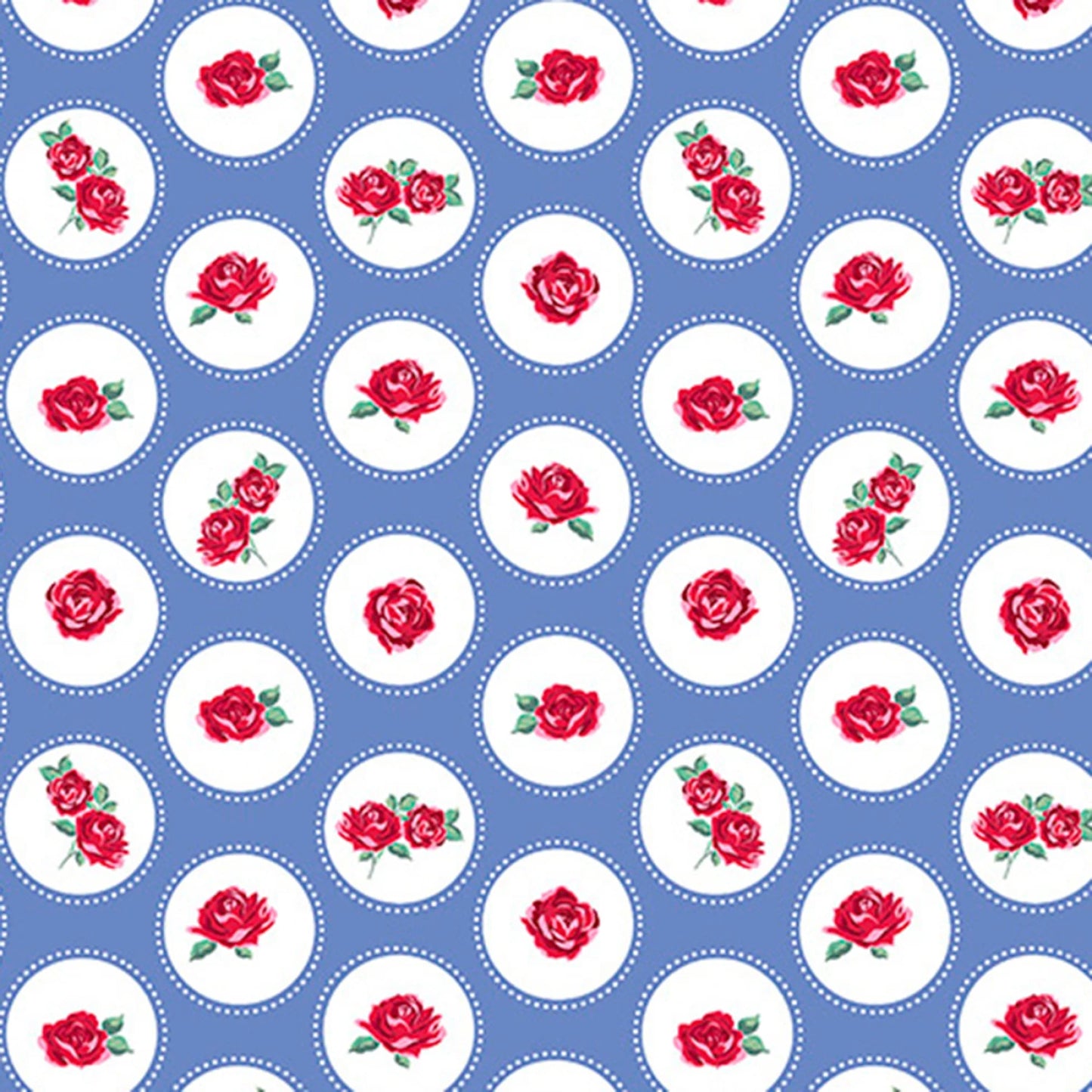 Blue Bonnet Brighton - Cottage Rose Lane Quilting Cuddle - Shannon Fabrics (QCCRBRIGHTONBLUEBONNET)