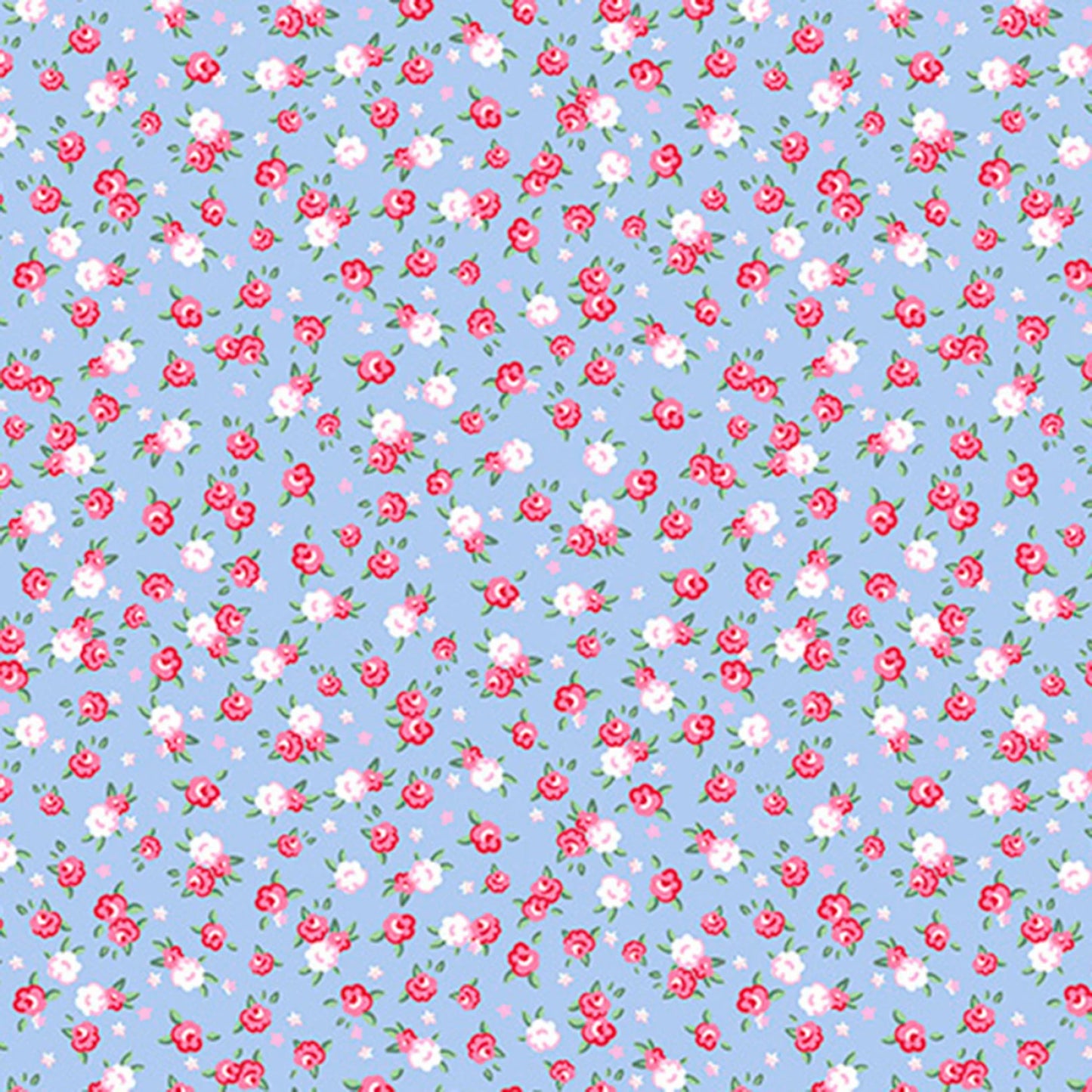 Blue Bonnet Kensington - Cottage Rose Lane Quilting Cuddle - Shannon Fabrics (QCCRKENSINGTONBLUEBONNET)