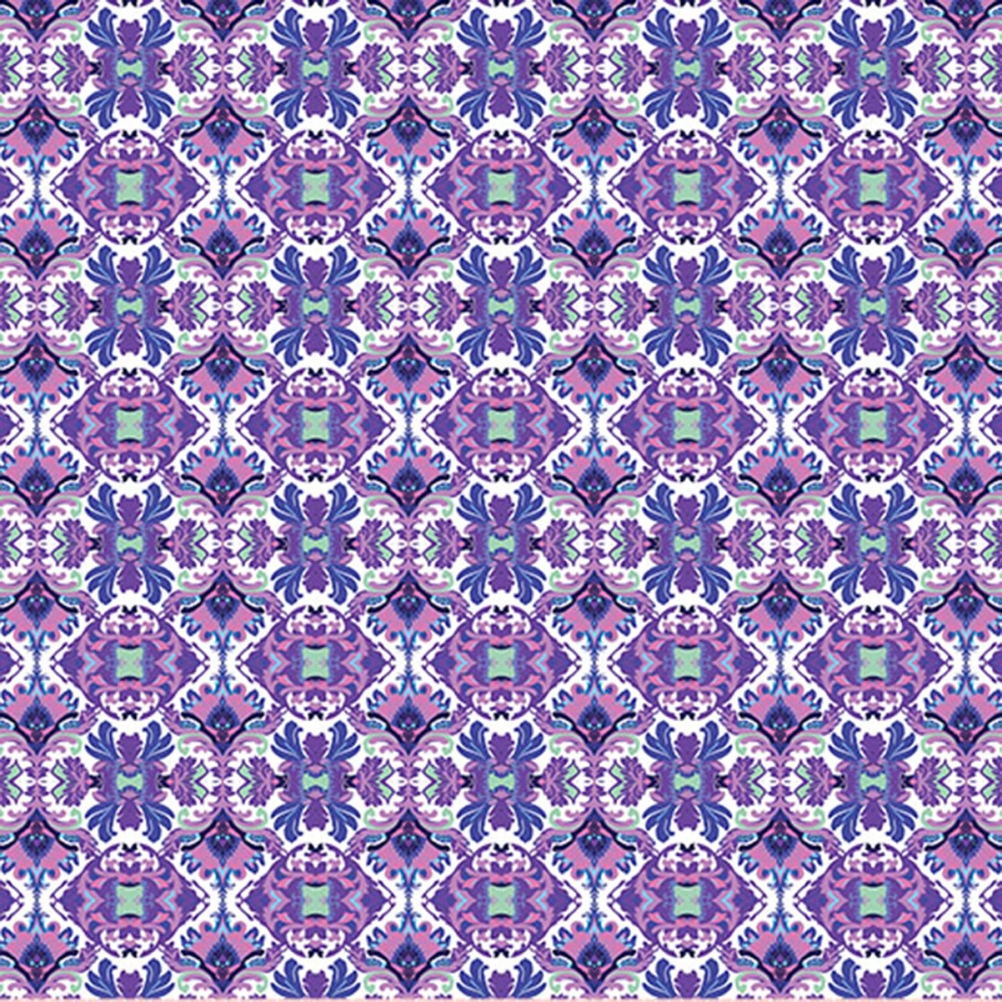 Damask Blue Wanderlust Quilting Cuddle - Shannon Fabrics (QCWLDAMASKBLUE)