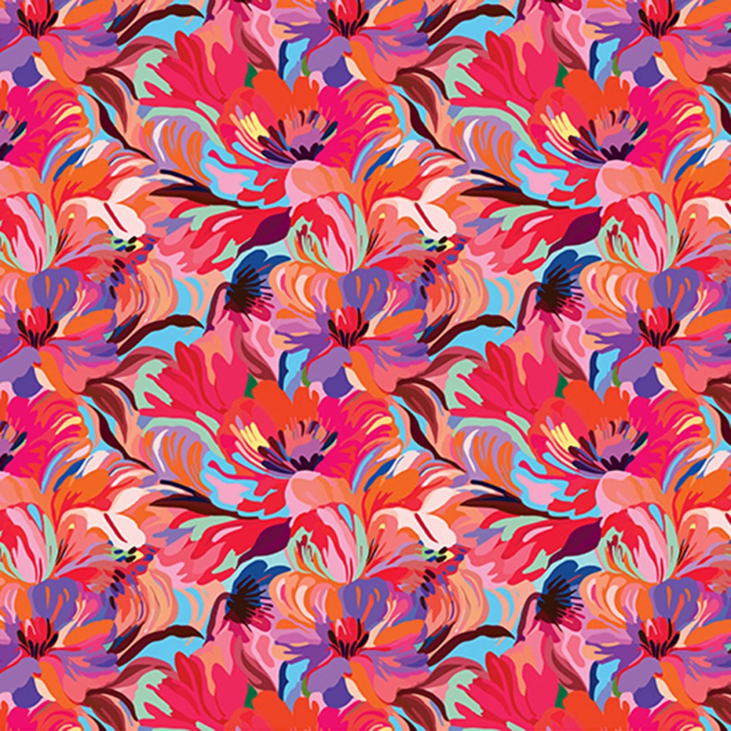 Florals Pink Wanderlust Quilting Cuddle - Shannon Fabrics (qcwlfloralspink)