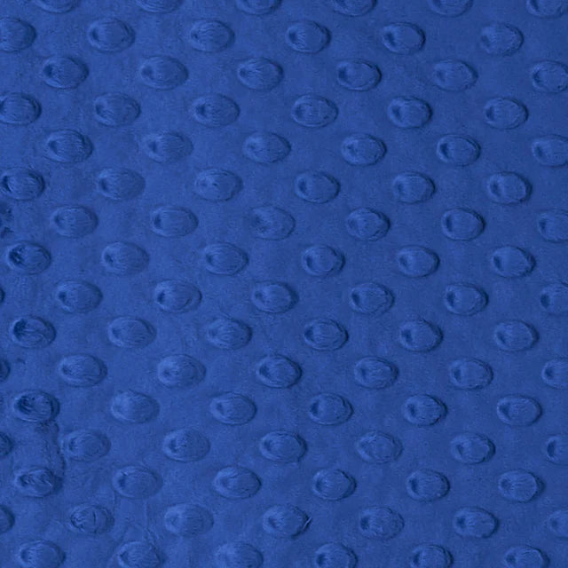 Royal Blue Dimple - Shannon Fabrics Cuddle Minky