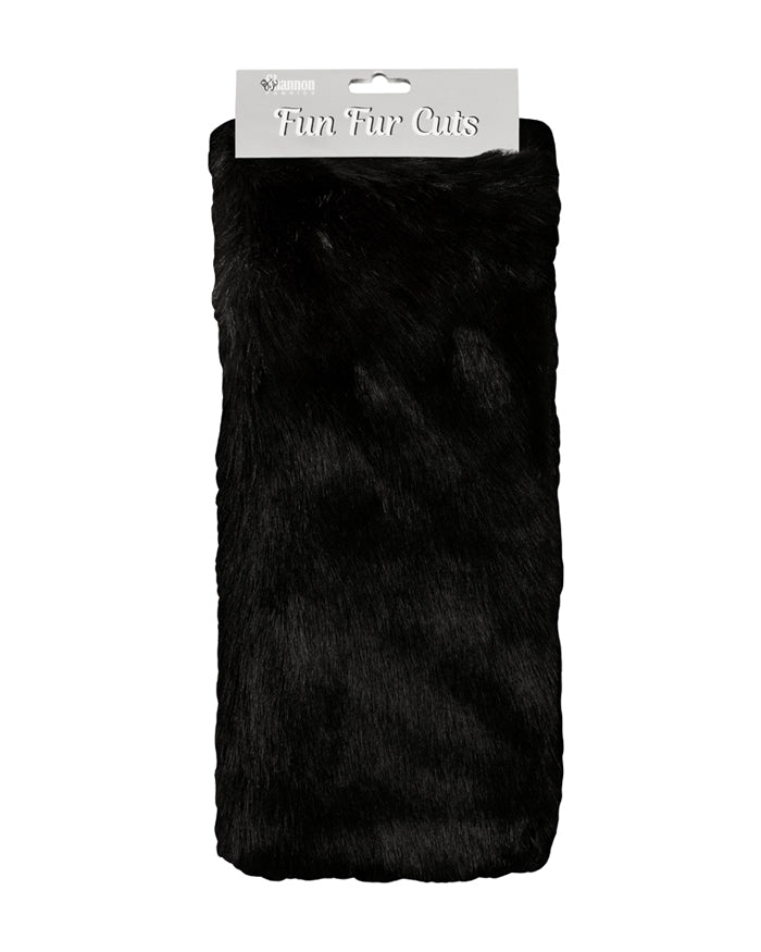 Black Grizzly - Short Pile Fun Fur - 9x12"