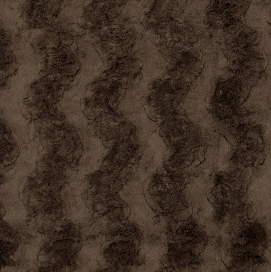 Chocolate Glacier - Shannon Fabrics Cuddle Minky (LCGLACIERCHOCOLATE)