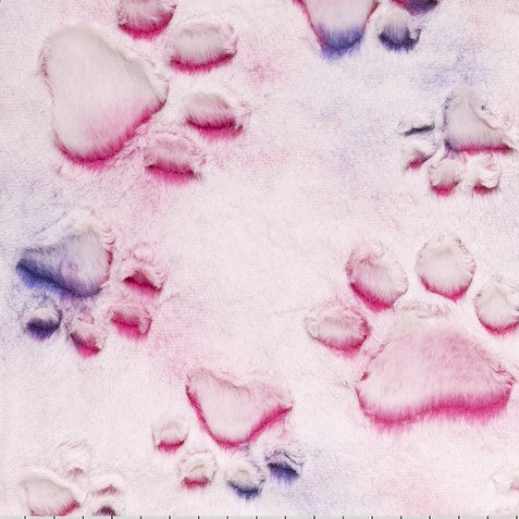 Slumber Party Prism Paws Luxe - Shannon Fabrics Cuddle Minky (lcppawsslumberparty)