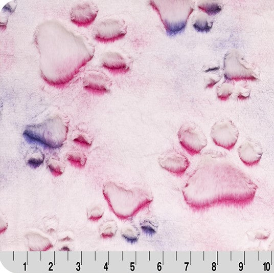 Slumber Party Prism Paws Luxe - Shannon Fabrics Cuddle Minky (lcppawsslumberparty)