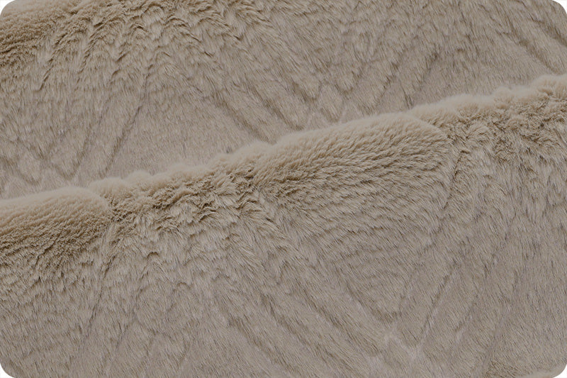 Simply Taupe Quinn - Shannon Fabrics Cuddle Minky