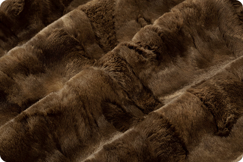 Tie-Dye Rabbit Brown Luxe - Shannon Fabrics Cuddle Minky