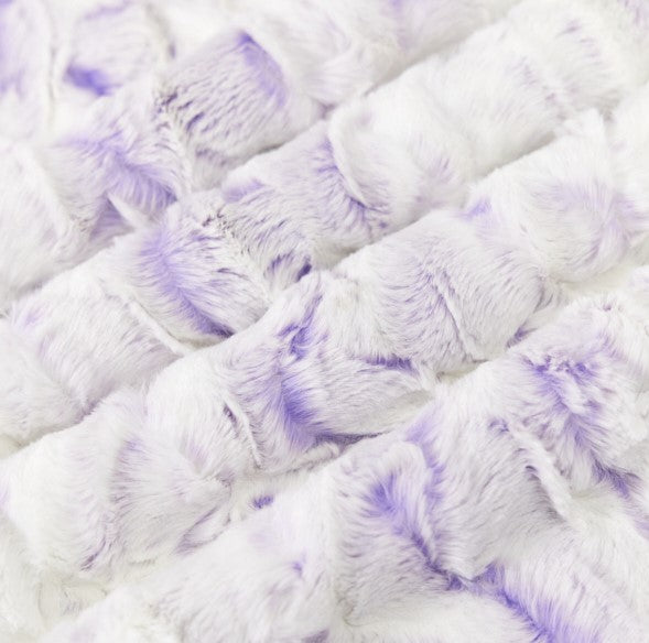 Lavender Snowy Owl - Shannon Fabrics Cuddle Minky