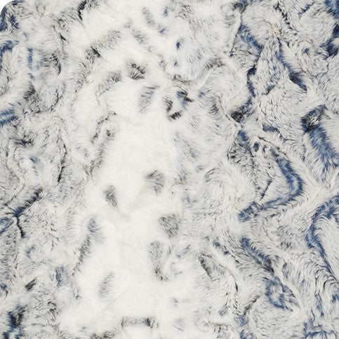 Navy Snowy Owl - Shannon Fabrics Cuddle Minky (lcsnowyowlnavy)