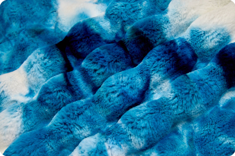 Dark Sea Powderpuff Sorbet - Shannon Fabrics Cuddle Minky (lcspowderpuffdarksea)