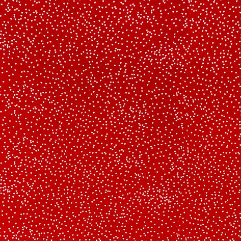 Scarlet/Silver Sparkle Glitter - Shannon Fabrics Cuddle Minky