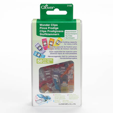 Colourful Wonder Clips 50 pack