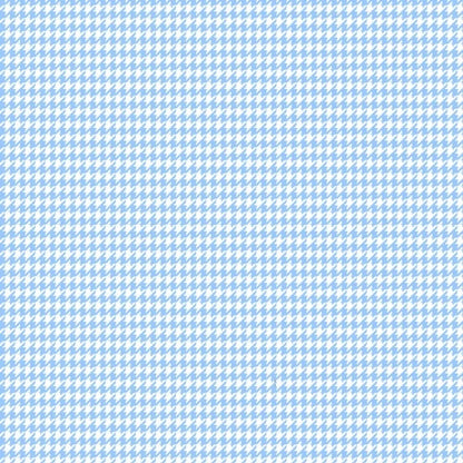 Baby Blue Houndstooth - AE Nathan Flannel