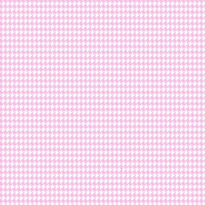 Baby Pink Houndstooth - AE Nathan Flannel