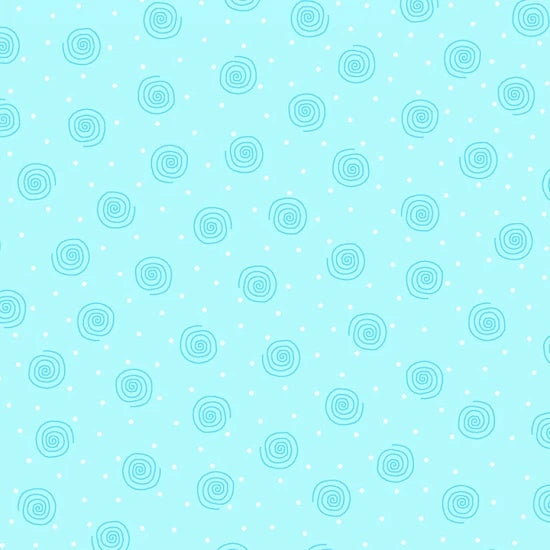 Blue Squiggles - AE Nathan Flannel