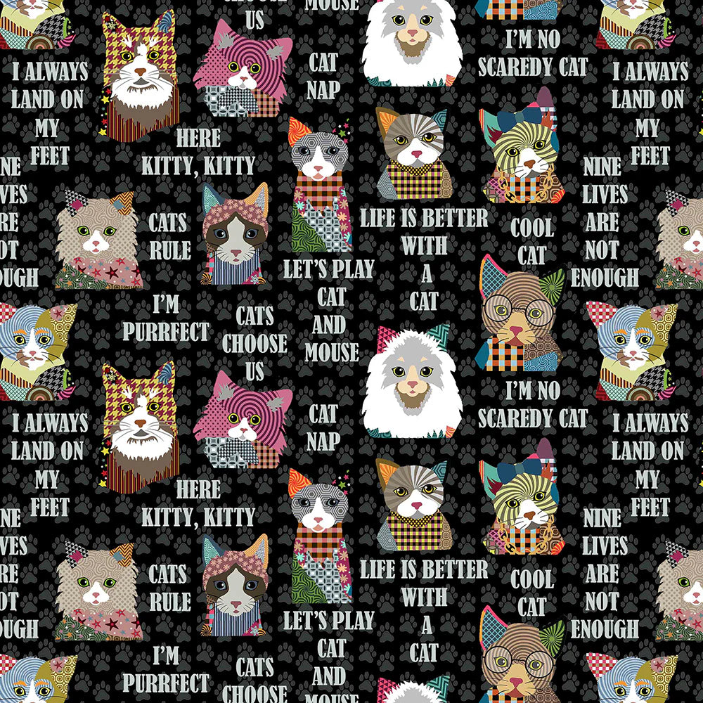 Life is Better with a Cat - Sykel Cotton