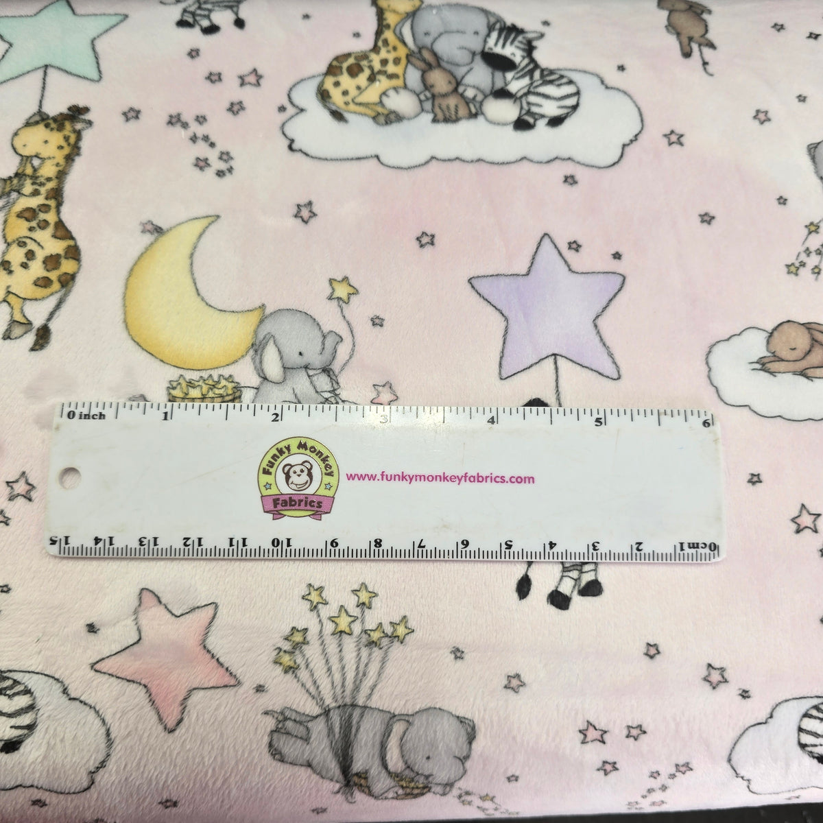 Pink Dreamscape Digital - Shannon Fabrics Cuddle Minky