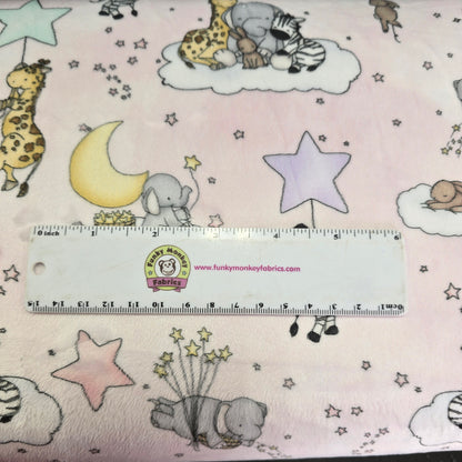 Pink Dreamscape Digital - Shannon Fabrics Cuddle Minky