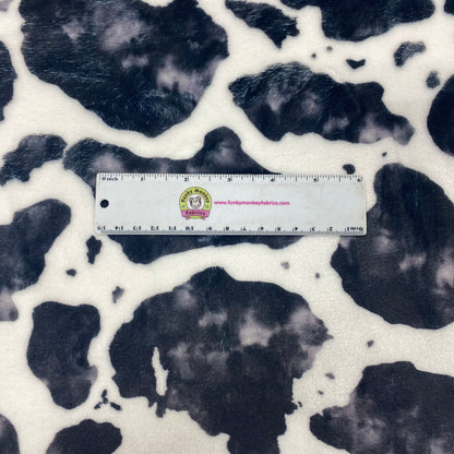 Black Cow Double Sided Cloud Cuddle - Shannon Fabrics Cuddle Minky
