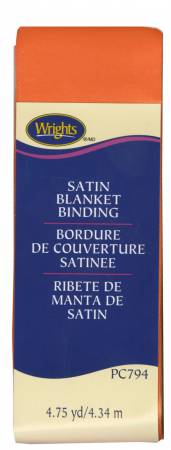 Orange Satin Blanket Binding (117794058)
