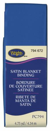 Snorkel Blue Satin Blanket Binding (117794672)