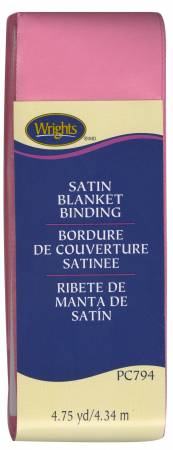 Hot Pink Satin Blanket Binding (117794904)