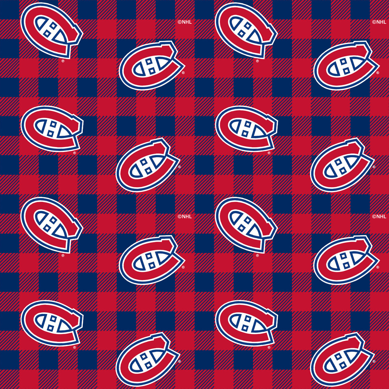 NHL Plaid Montreal Canadiens Flannel