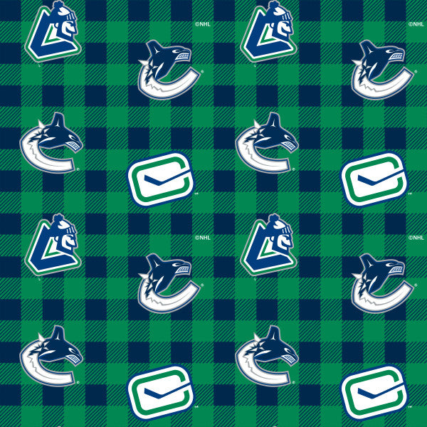 NHL Plaid Vancouver Canucks Flannel