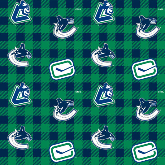NHL Plaid Vancouver Canucks Flannel