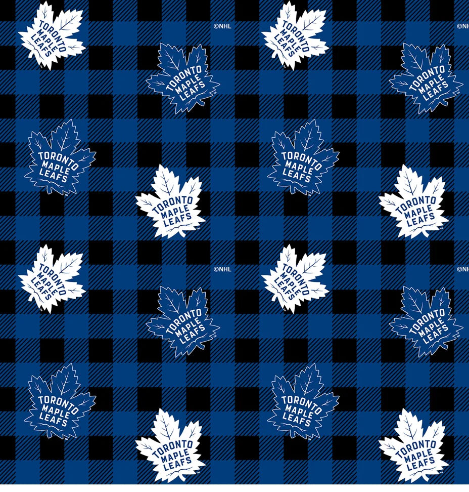 NHL Plaid Toronto Maple Leafs Flannel