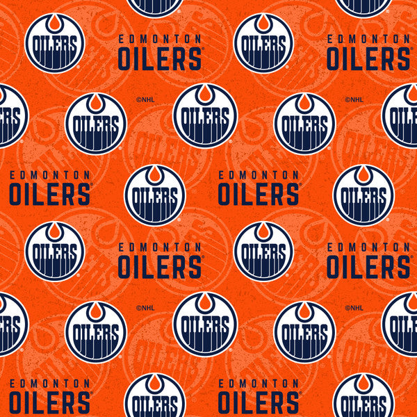 NHL Tone on Tone Edmonton Oilers - Sykel Enterprises Cotton