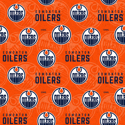 NHL Tone on Tone Edmonton Oilers - Sykel Enterprises Cotton