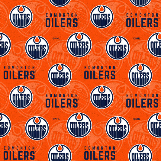 NHL Tone on Tone Edmonton Oilers - Sykel Enterprises Cotton