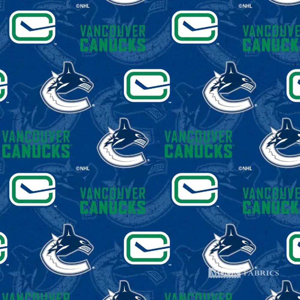NHL Tone on Tone Vancouver Canucks - Sykel Enterprises Cotton