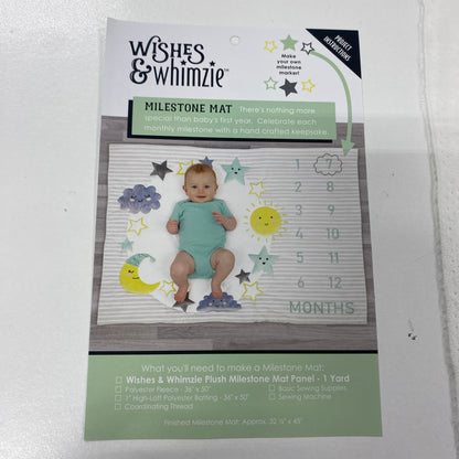 Celestial Minky Milestone Mat