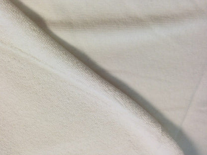 White Baby Terry Knit