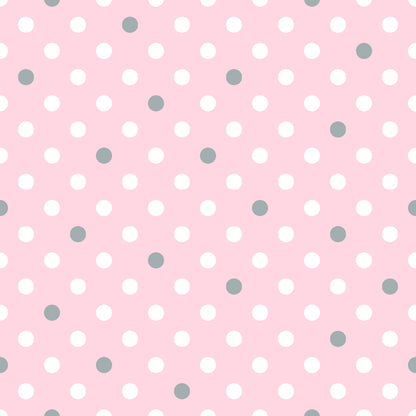 Pink Multi Dots Flannel  - 3 Wishes Flannel