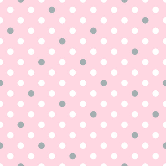 Pink Multi Dots Flannel  - 3 Wishes Flannel
