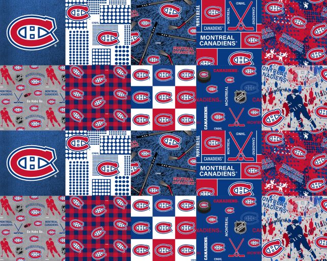 NHL Cheater Quilt Montreal Canadiens - Sykel Fleece