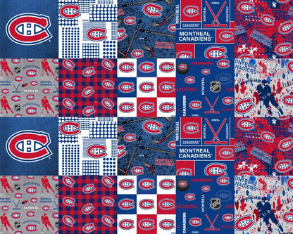 NHL Cheater Quilt Montreal Canadiens - Sykel Fleece