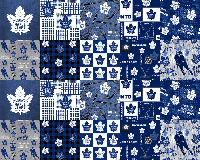 NHL Cheater Quilt Toronto Maple Leafs - Sykel Fleece