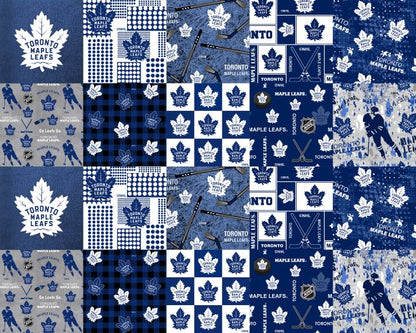 NHL Cheater Quilt Toronto Maple Leafs - Sykel Fleece