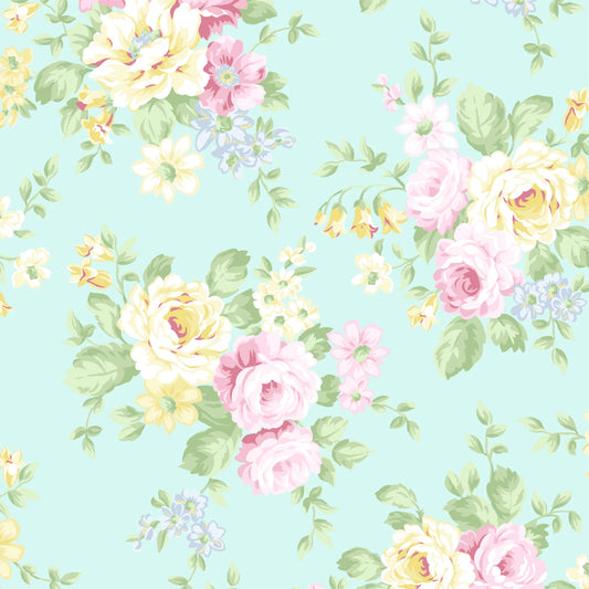 Shabby Floral - Fabric Traditions Cotton