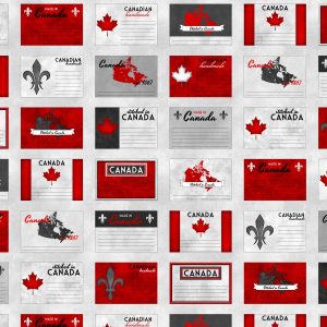 Canadianisms Made in Canada Panel - Wilmington Prints Cotton