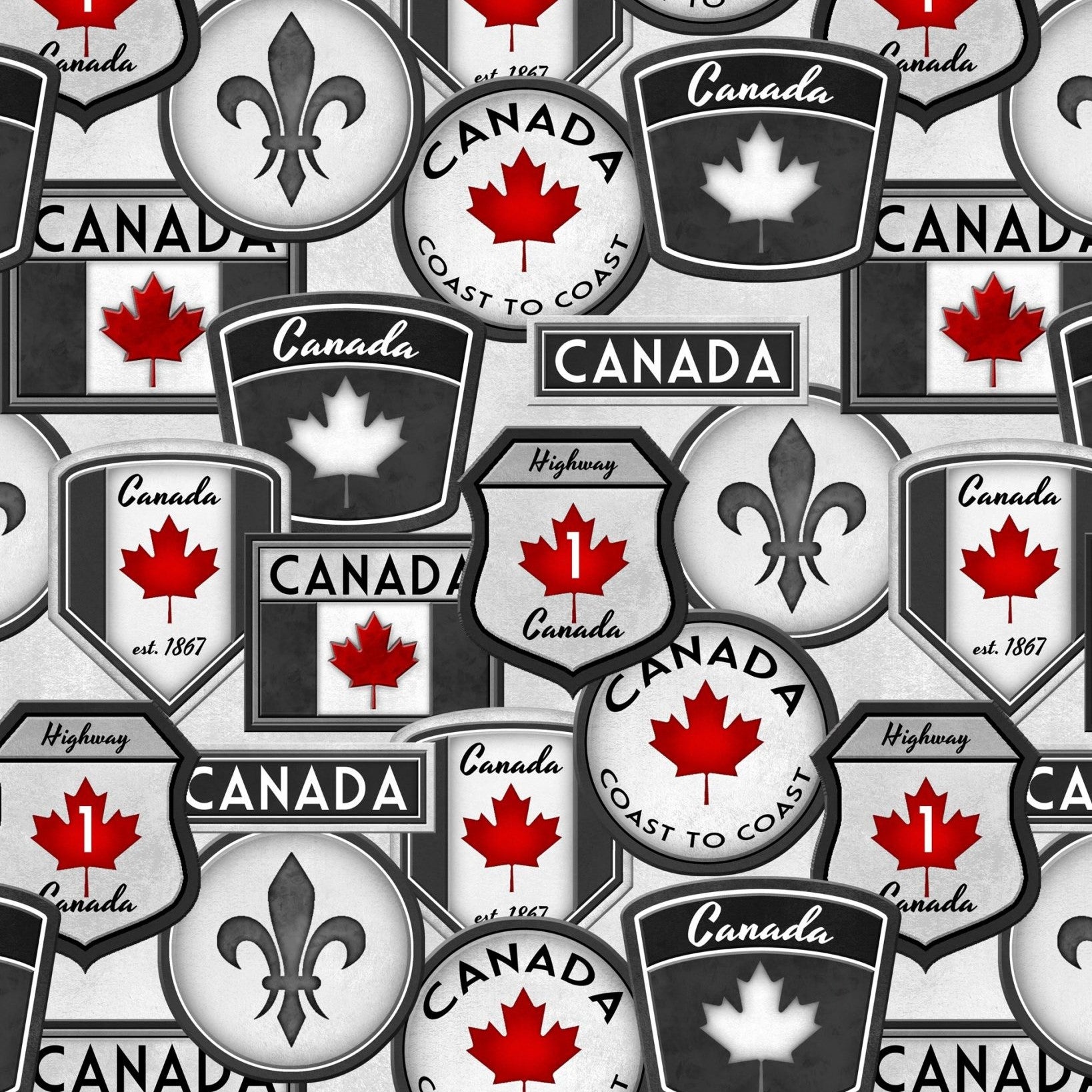 Canadianisms - Wilmington Prints Cotton